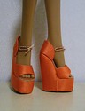 Orange silk