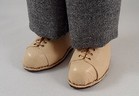 Beige men's shoes